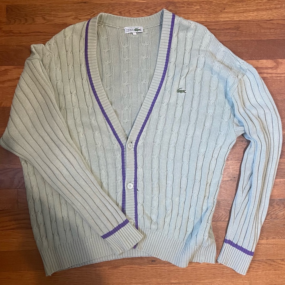 Vintage Lacoste cardigan